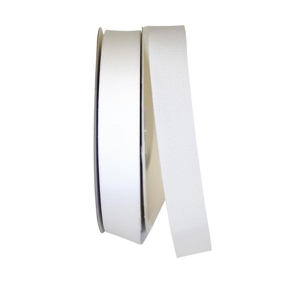 Reliant Ribbon 1 in. 100 Yards Nylon Tape Ribbon, White 5433-030-05C